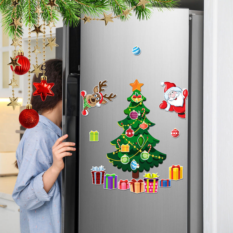 Christmas-themed Magnetic Stickers