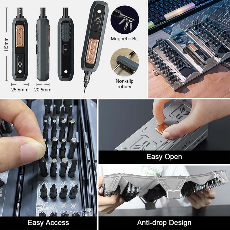 Saker 180 In 1 Precision Electric Screwdriver Set