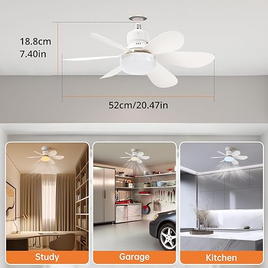 Ceiling Fan with LED Light