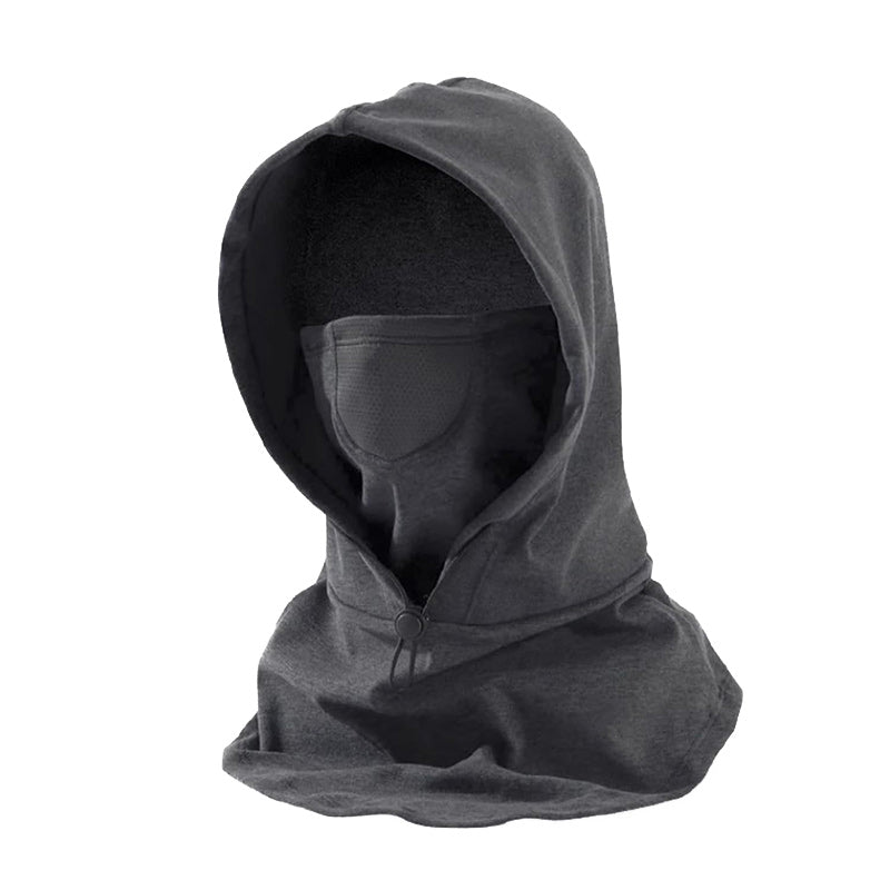 Hooded Face Mask with Neck Warmer for Cycling