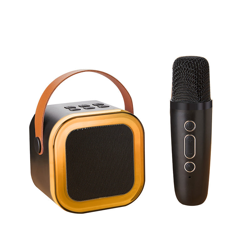 Mini Karaoke Machine with Wireless Microphones