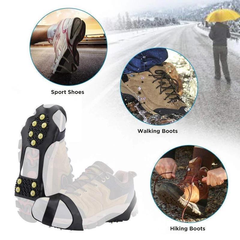 New Traction Cleats Ice Snow Grips Anti Slip Silicone