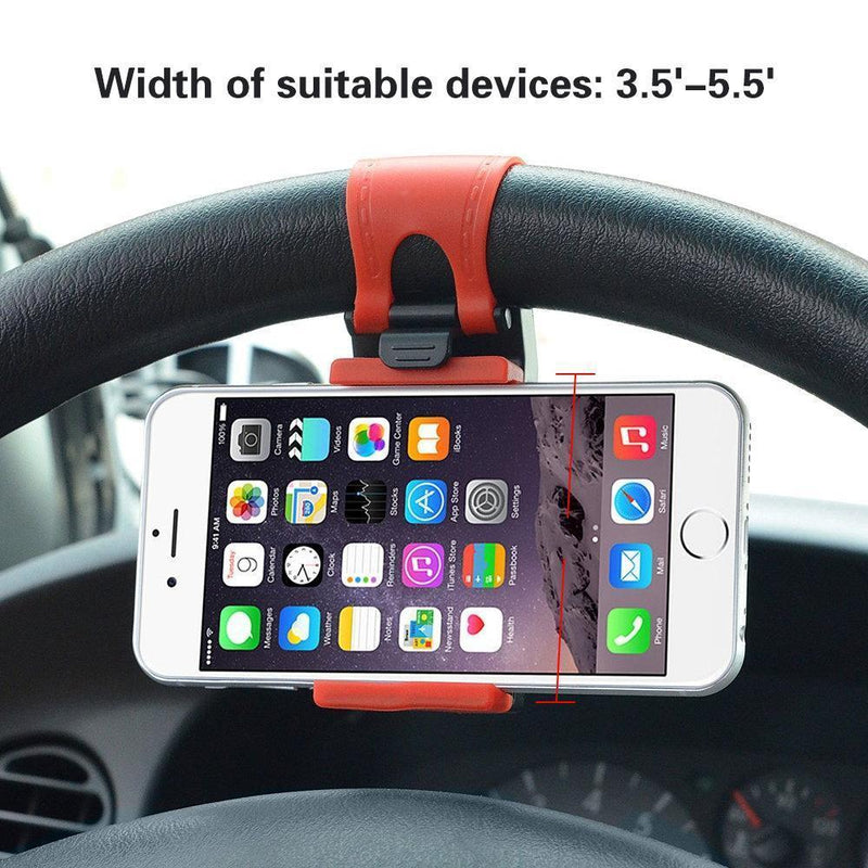 Car Steering Universal Mount Phone Holder Stand